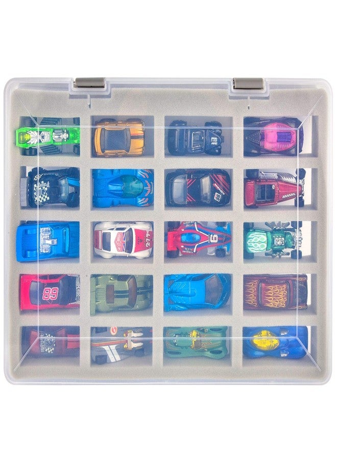 FULLCASE ADAM Case Compatible with Hot Wheels Cars. Toy Organizer Storage Container Holds for Hot Wheels Car 20pcs. Display Carrying Holder with 4 Size of Slots (Box Only) - Image 1